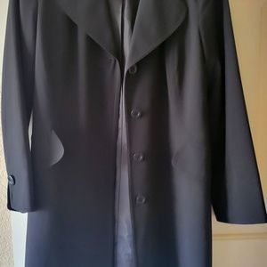 Black duster jacket